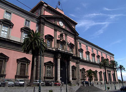 Naples tour - Facade of the Royal Archaeological Museum of Naples