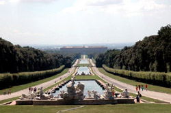 Le grand parc du Palais Royal de Caserte