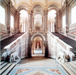 Naples and Pompeii tour - Great Staircase of the Royal Palace of Caserta