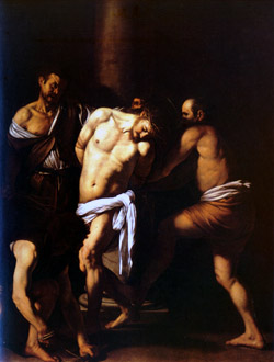 Capodimonte Museum - The Flagellation of Christ is a painting by the Italian master Caravaggio dating to 1607