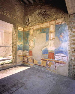 Un Affresco nella Casa della Caccia a Pompei