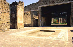 Atrium of the House of Caecilius Jucundus in Pompeii 