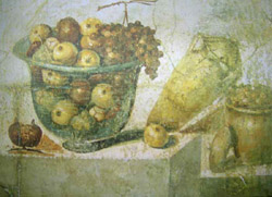 Une fresque de la Maison de Julia Felix  Pompi