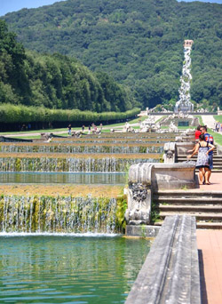 Visite guide au Palais Royal de Caserte - Dtail du parc du Palais Royal de Caserte