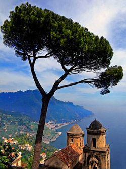 Veduta panoramica di Ravello