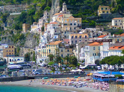 Visite guidée de la Côte Amalfitaine - Plage  Amalfi