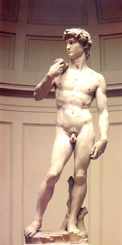 Давид работы Микеланджело, шедевр Ренессанса