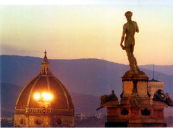 Частный гид (только для Вас) в течение 3 часов пешеходная экскурсия в центре Рима - Вид на вечернюю Флоренцию с куполами Брунеллески