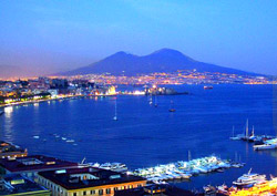 Visita guidata Napoli - Veduta Panoramica di Napoli e del Vesuvio