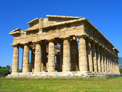 Der Tempel von Neptun in Paestum