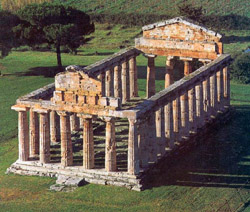 Veduta del Tempio di Cerere
