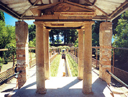 voyage à pompei  - Le jardin de la Maison de Loreio Tiburtino
