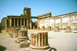 Pompeji tour  - Detail der Basilika von Pompeji