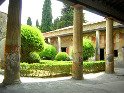 Guida Pompei - Particolare di una casa Pompeiana