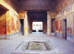 Fürung Pompeji - Atrium des Hauses der Menander in Pompeji