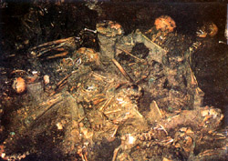 Des squelettes trouvés dans le quartier maritime à Herculanum