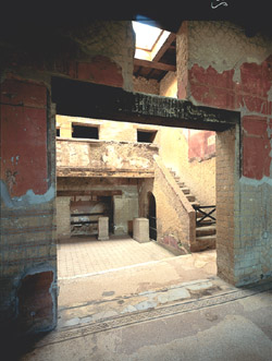 Entrance of House of the beatiful courtyard