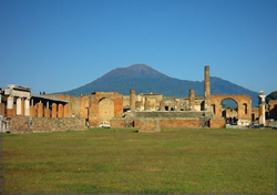 Uno scorcio del Foro di Pompei