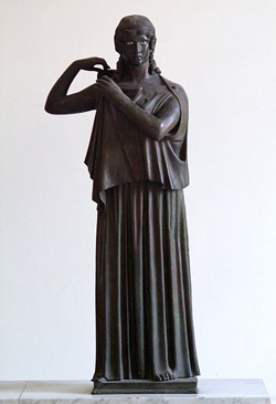 Statue of Danaide in the Villa of Papyri