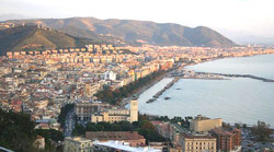 Panoramic view of Salerno